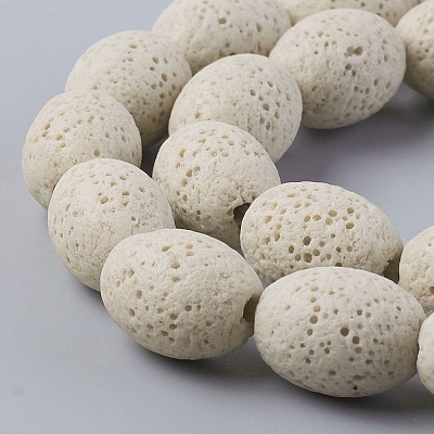 Natural Lava Rock Beads Strands G-F671-03B-02-1