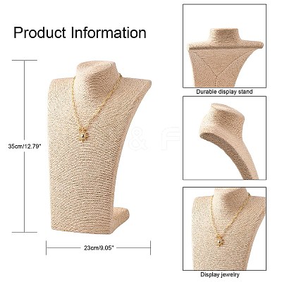 Stereoscopic Necklace Bust Displays NDIS-N001-01C-1