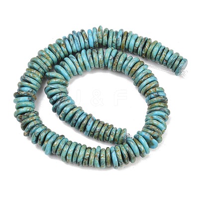 Graduated Synthetic Turquoise Beads Strands G-A237-01D-1