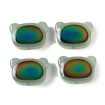 Two Tone Glass Mood Beads GLAA-Z007-09E-1