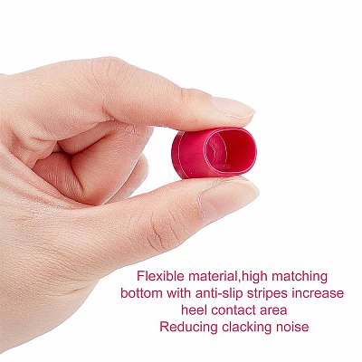 8Pair PVC High Heel Stoppers Protector FIND-GF0002-08C-1