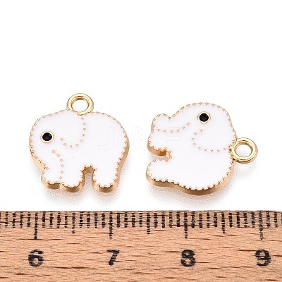 Alloy Enamel Charms PALLOY-T092-31G-02-1