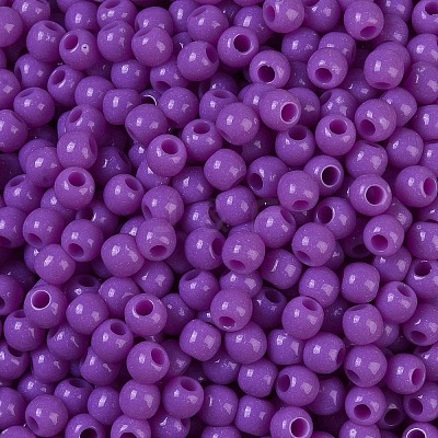 Opaque Acrylic Beads SACR-A007-01A-08-1