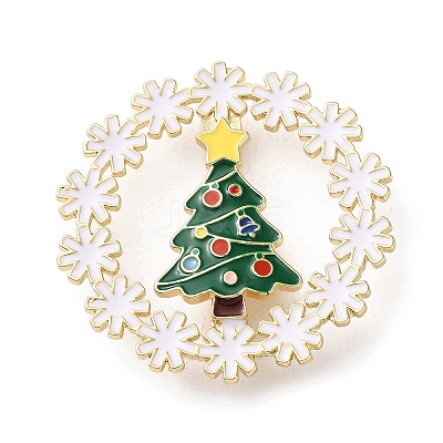 Christmas Enamel Pins JEWB-B028-01G-09-1