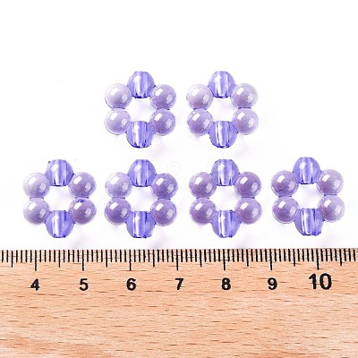 Transparent Acrylic Bead Frames TACR-S153-01A-47-1
