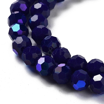 Opaque Glass Beads Strands EGLA-A035-P6mm-L09-1