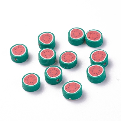 Handmade Polymer Clay Beads CLAY-R069-01E-1