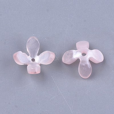 Cellulose Acetate(Resin) Bead Caps KK-S161-05B-1