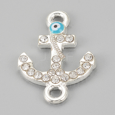 Alloy Rhinestone Links connectors LS-X-ALRI-S170-09S-1