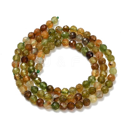 Natural Green Tourmaline Beads Strands G-Z106-A06-4mm-1
