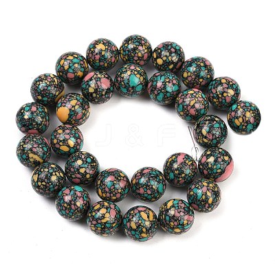 Natural Agate Beads Strands G-U030-C01-14mm-1