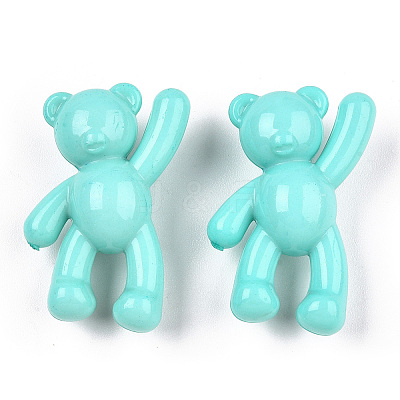 Opaque Acrylic Pendants X-MACR-S373-01A-SS2107-1