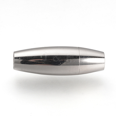 Tarnish Resistant 304 Stainless Steel Magnetic Clasps with Glue-in Ends LS-STAS-Q211-29A-1