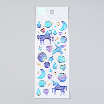 Epoxy Resin Sticker DIY-B009-02D-1
