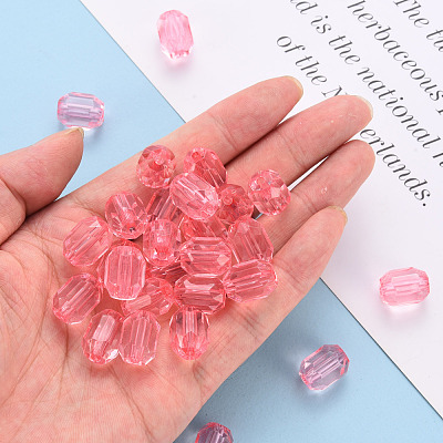 Transparent Acrylic Beads TACR-S154-24A-26-1