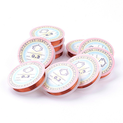 Copper Jewelry Wire CWIR-CW0.3mm-10-1