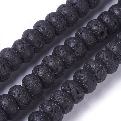 Natural Lava Rock Beads Strands G-E541-05B-1