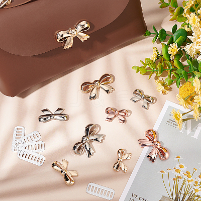 18 Sets 9 Style Zinc Alloy Bag Buckle Clips FIND-WR0008-31-1