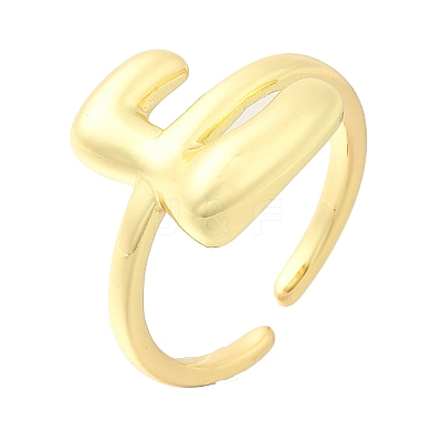 Rack Plating Brass Open Cuff Rings RJEW-S394-01G-E-1