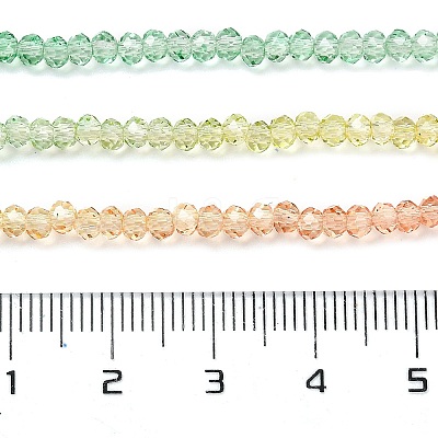 Transparent Painted Glass Beads Strands LS-DGLA-A034-T2mm-A04-1