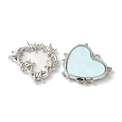 Heat Rack Plating Alloy Pendants FIND-I039-025P-1