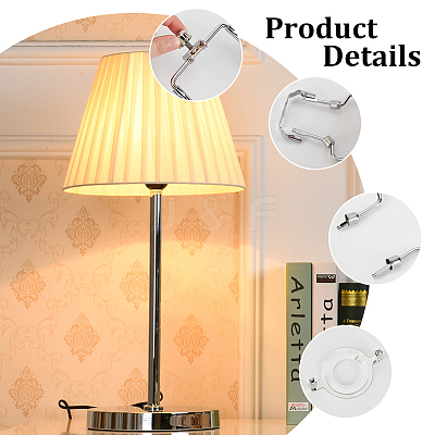 2 Sets 2 Style Iron Lamp Shade Harp Holder Bracket Accessories FIND-OC0002-26-1
