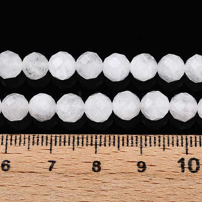 Natural Rainbow Moonstone Beads Strands G-S345-6mm-36-1