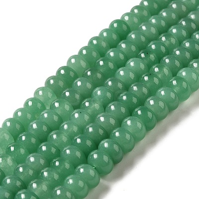 Natural White Jade Beads Strands G-E507-01G-1