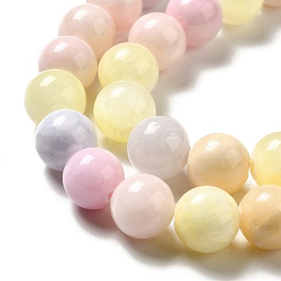 Natural Green Jade Beads Strands X-G-G757-03-4mm-1