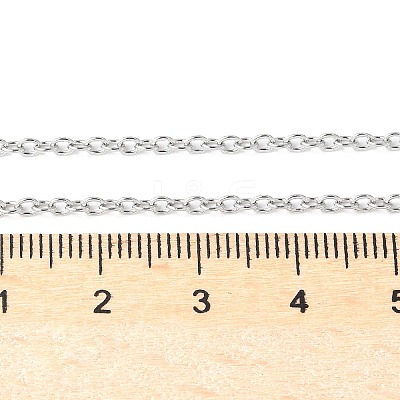 Tarnish Resistant Trendy Unisex 304 Stainless Steel Cable Chain Necklaces X-NJEW-L043-16P-1