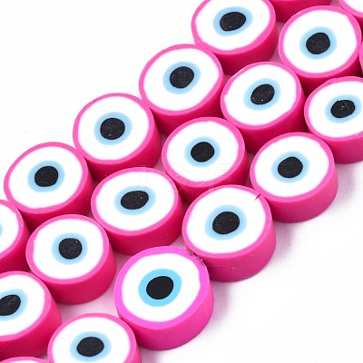 Handmade Polymer Clay Beads Strands CLAY-S096-041C-1
