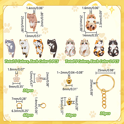DIY Keychain Making Kit DIY-PH0021-54-1