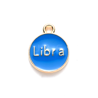 Alloy Enamel Pendants X-ENAM-S124-01A-02K-1