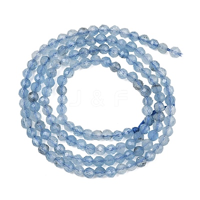 Natural Devil Blue Aquamarine Beads Strands GG-CBAF158-D01-02-1