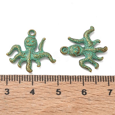 Tibetan Style Alloy Pendants AL-CBA8ABC-01-1