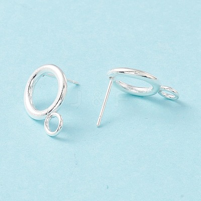304 Stainless Steel Stud Earring Findings STAS-P308-02A-S-1
