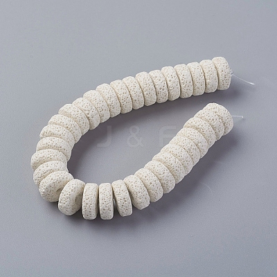 Natural Lava Rock Beads Strands G-F671-02B-01-1