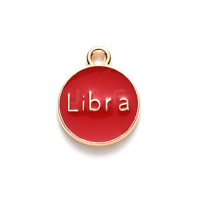 Alloy Enamel Pendants LS-ENAM-S124-01B-07K-1