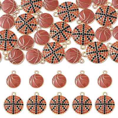 Alloy Enamel Pendants FIND-FS0005-04C-1