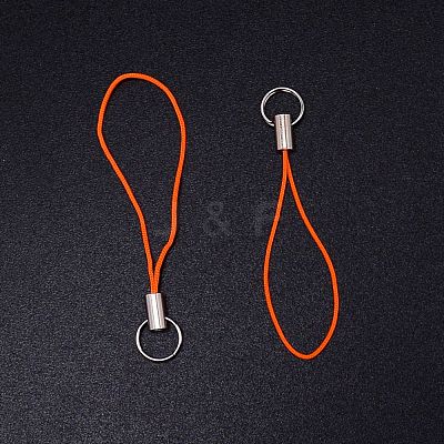 Polyester Cord Mobile Straps MOBA-WH0006-03-1