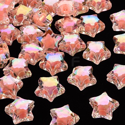 Transparent Acrylic Beads TACR-S152-02D-SS2109-1