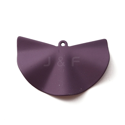 Spray Painted Zinc Alloy Pendants FIND-WH0108-76B-1