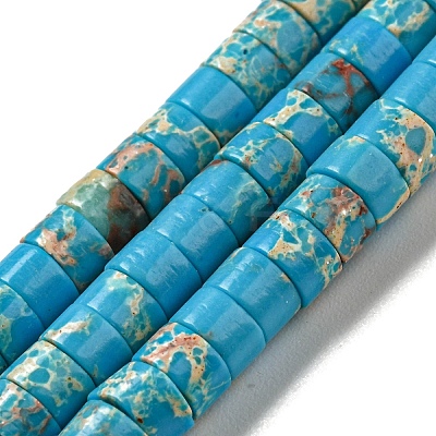 Synthetic Imperial Jasper Dyed Beads Strands G-D077-D01-02H-1
