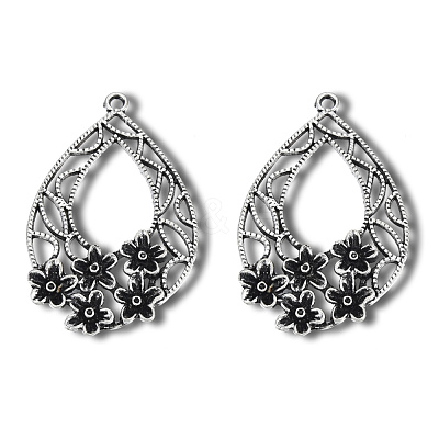 Tibetan Style Alloy Pendants TIBEP-N008-199-1