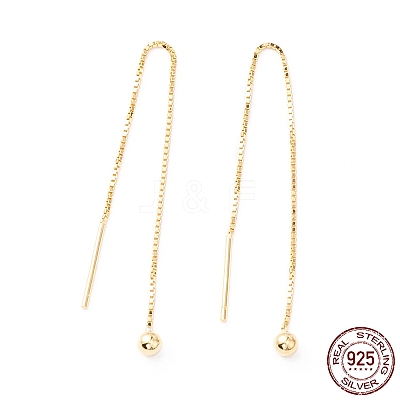 925 Sterling Silver Ear Thread STER-P047-09G-1