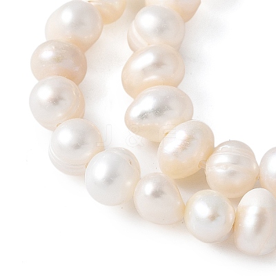 Natural Cultured Freshwater Pearl Beads Strands PEAR-I007-07Q-05C-1