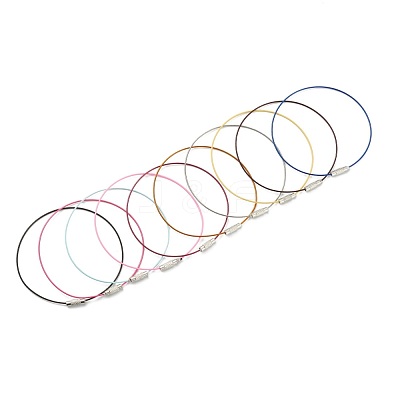 Steel Wire Bracelet Making TWIR-A001-M-1