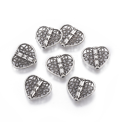 Tibetan Style Alloy Beads TIBE-F025-27AS-1