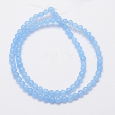 Natural & Dyed Malaysia Jade Bead Strands X-G-A146-4mm-A20-1