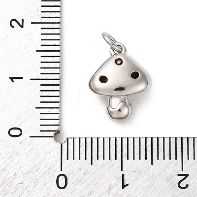 Brass Pave Cubic Zirconia Charms KK-Q098-24P-1